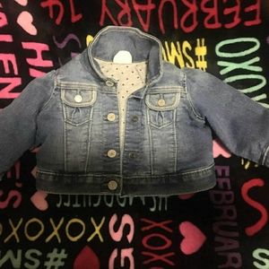 0-6 Baby girls old navy Jean jacket